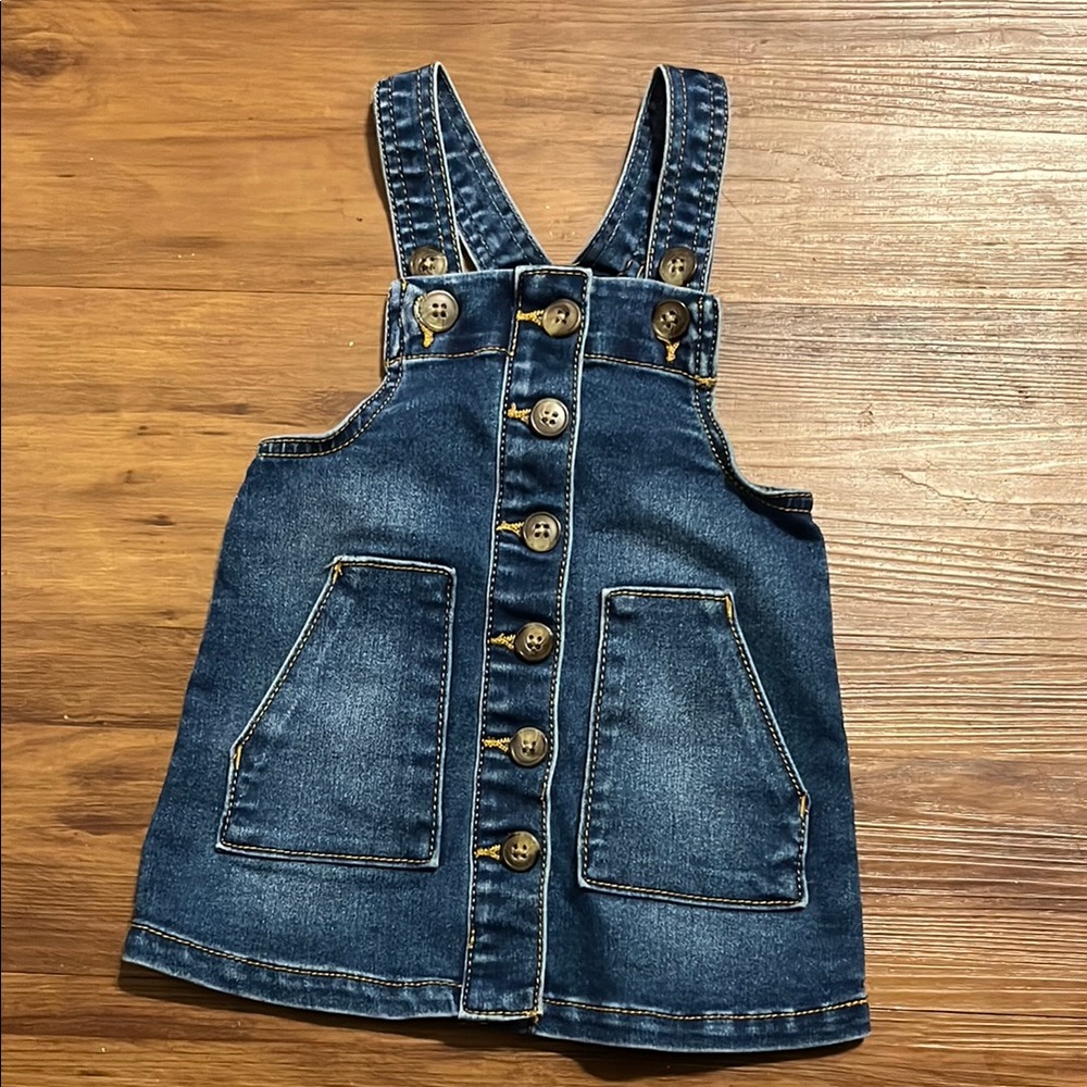 Denim Button-Up Dress